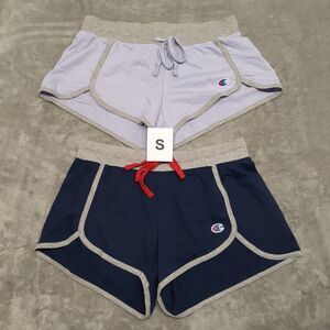 Champion NWOT WM S Shorts Blue Gray Red Purple Gray Loungewear Athleisure